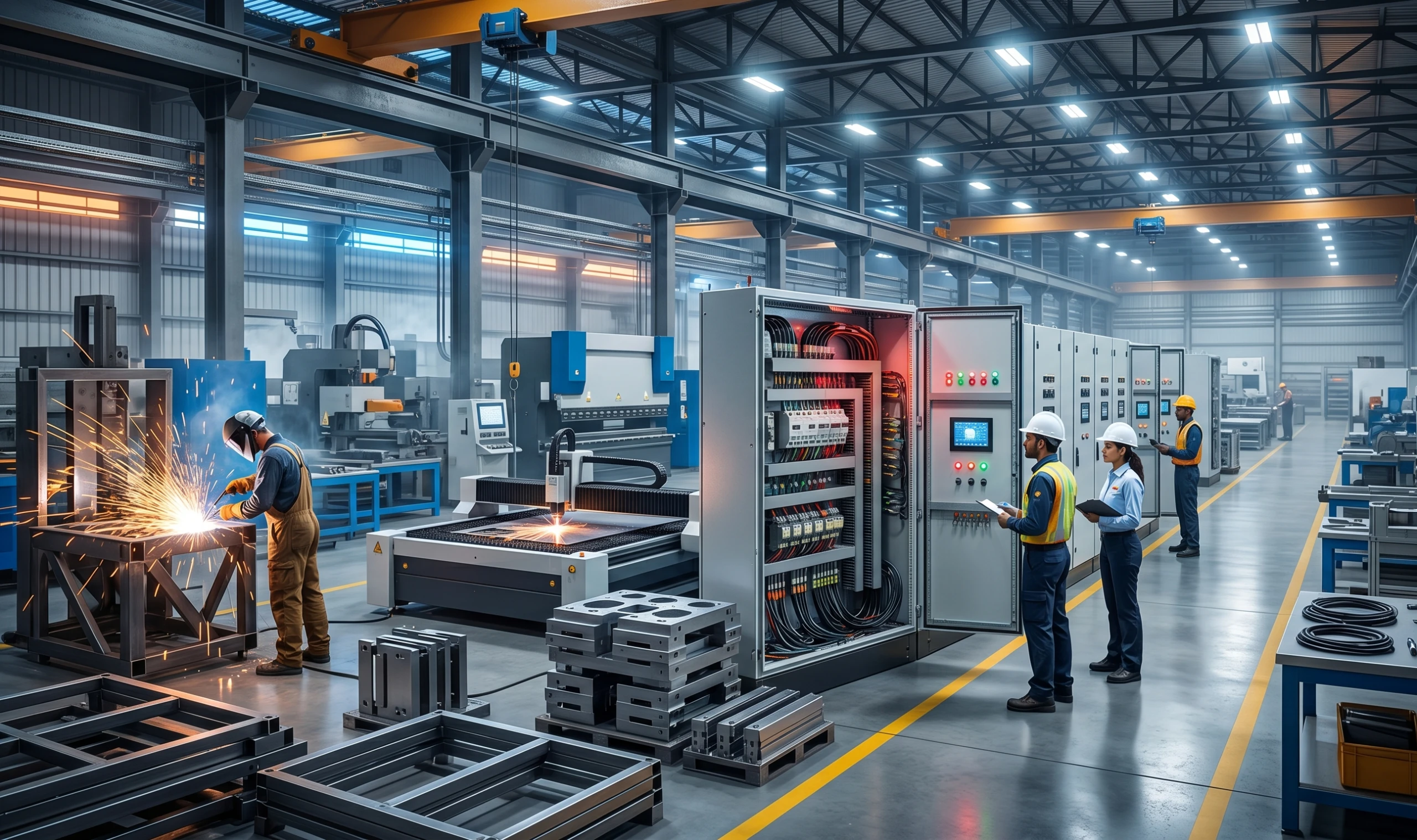 Top Industrial Fabrication & Electrical Panels in Karur | Aark